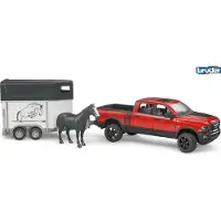 BRUDER Wagon Power RAM 2500 avec accessoires pour chevaux