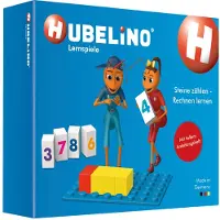 Hubelino Stenen tellen - leren tellen (Italiaans, Engels, Duits, Frans)