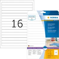 Herma Ordneretiketten, A4, 192 x 16,9 mm, wit, ondoorzichtig, permanent hechtend