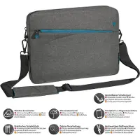 Pedea tablet hoes "Fashion" - 12.9", grijs [tot 32,8cm]
