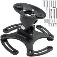 TecTake - Universele beamersteun - plafondsteun voor beamer - max. 20kg - 401799