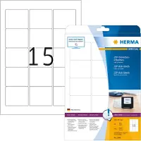 Herma Etiketten voor ZIP-disks, A4, 59 x 50 mm, wit, permanent hechtend