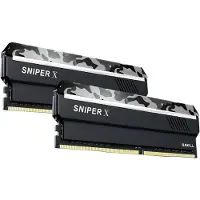 G.Skill Sniper X, 32 GB, 2 x 16 GB, DDR4, 3200 MHz, 288-pin DIMM, Zwart, Grijs, Wit
