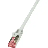 Logilink CQ2101S RJ45 Netwerkkabel, patchkabel CAT 6 S/FTP 15.00 m Wit Vlambestendig, Snagless 1 stuk(s)