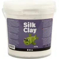 Silk Clay Wit – Zelfhardende Klei – Zachte Lichtgewicht Boetseerklei – 650 Gram