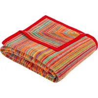 Ibena Jacquard Plaid Ibena Messina Rood Multi