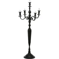 Boltze Kandelaar Victoria Zwart D 45 H 105 Cm