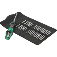 Wera Kraftform Kompakt Turbo1 schroevendraai. SCHROEVENDR.-SET 19DLG.