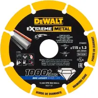 Dewalt Accessoires EXTREME METAL doorslijpschijf metaal 115x22.23x1.3mm - DT40251-QZ