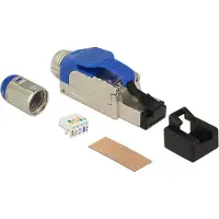 DeLOCK Cat 8 RJ45 Connector - Gereedschapsloos