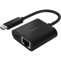 Belkin INC001btBK USB-C to Ethernet + Charge Adapter (60W)