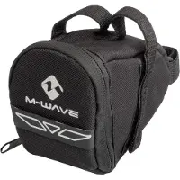 M-Wave zadeltas tilburg s 0,4/0,5 liter zwart
