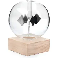 Kikkerland Radiometer op zonne-energie – Woonaccessoires - Cadeau