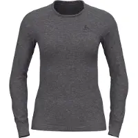 Odlo Ondershirt Women BL Top Crew Neck LS Active Warm Eco Steel Grey Melange-XXL