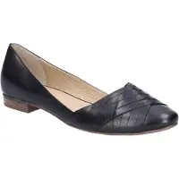 Hush puppies Dames/dames Marley Ballerina Leder Slip On Schoenen (Zwart)