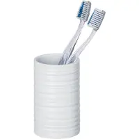 Wenko tandenborstelhouder Mila 6,5 x 10 cm keramiek wit