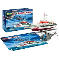 Revell Modelbouwpakket Militaire voertuigen - 05683 DGzRS Berlin + Sea King -Good Bye Set- - Gift Set Plastic - 1:72 - Modelbouw