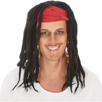 TecTake dressforfun - pruik wild rasta’s - verkleedkleding kostuum halloween verkleden feestkleding carnavalskleding carnaval feestkledij partykleding - 300740