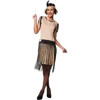 TecTake dressforfun - Vrouwenkostuum swing M - verkleedkleding kostuum halloween verkleden feestkleding carnavalskleding carnaval feestkledij partykleding - 301606