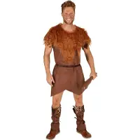 Dressforfun Jager uit het stenen tijdperk M - verkleedkleding kostuum halloween verkleden feestkleding carnavalskleding carnaval feestkledij partykleding - 301345