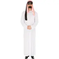 TecTake dressforfun - herenkostuum sjeik XXL - verkleedkleding kostuum halloween verkleden feestkleding carnavalskleding carnaval feestkledij partykleding - 301034