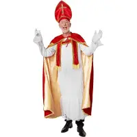 TecTake dressforfun - Sinterklaas - Sint Niklaas in klassieke kleuren XL - verkleedkleding kostuum halloween verkleden feestkleding carnavalskleding carnaval feestkledij partykleding - 303456