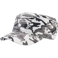 Atlantis Mannen, Kappen, Chino katoenen uniform militaire pet (pak van 2), Veelkleurig, (Eén maat voor iedereen)