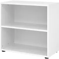 Hjh OFFICE PRO BETA 9 | Plank | 2 OH | 80 cm - Wit