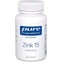 Pro Medico PURE ENCAPSULATIONS Zink 15, zinkpicolinaat capsules, 180 stuks, PZN 02774504
