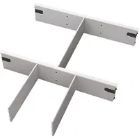 Hjh OFFICE PRO ACTR Verdelers - Rolcontainer Grijs