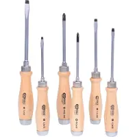 Ks Tools 3001050 Schroevendraaierset Plat, PH, Dop (zeskant)