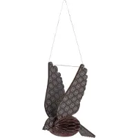 Bloomingville Sagalin Bird Ornament kersthanger Brown