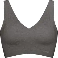 Sloggi ZERO Feel Natural Dames Beha Top - Blackcombination - Maat XS