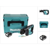 Makita Sabelzaag, DJR 188 G1J Accu Reciprozaag 18 V Borstelloze reciprozaag in Makpac + 1x 6,0 Ah accu - zonder lader
