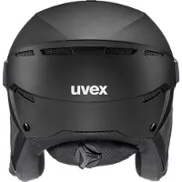 Uvex Skihelm Instinct Visor Black Mat-59 - 61 cm