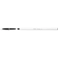 BIC Cristal Up Balpennen - Zwart - Doos van 20 Stuks - Medium Punt 1,2 mm
