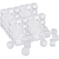 Relaxdays Permanent ijsblokje, IJsmachines + ijsmakers, Transparant