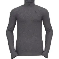 Odlo Ondershirt Men BL Top Turtle Neck LS Half Zip Active Steel Grey Melange-S