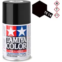 Tamiya Kunststofffarbspray TS-14 schwarz