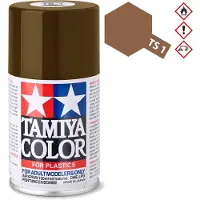 Tamiya Kunststofffarbspray TS-1 rotbraun