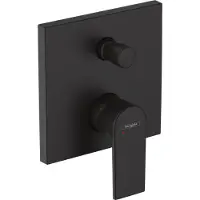 Hansgrohe Badmengkraan inbouw vernis shape eengreeps mat zwart
