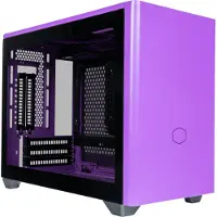 Cooler Master MasterBox NR200P Small Form Factor (SFF) Zwart, Paars