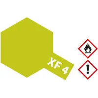 Tamiya Hobbyverf Acrylverf - XF-4 Yellow Green - Matt - Acryl - 23ml Verf potje - 23 ml
