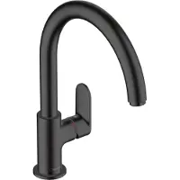 Hansgrohe Vernis Blend M35 - Keukenmengkraan - Ééngreeps bediening - 210mm maat - Draaibare uitloop - 1 straalfunctie - Mat Zwart
