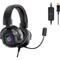 Conceptronic ATHAN02B Gaming Headset USB 2mKabel,Mikro,Fernb.7.1Sound
