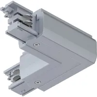 Paulmann 91371 ProRail3 L-Connect Erde 230V-railsysteemcomponenten L-verbinder ProRail3 Zilver
