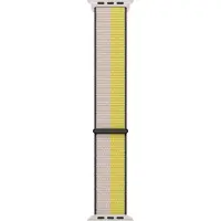 Apple Watch 38/40/41 mm Nylon Sport Loop Horlogeband Havermelkwit/citroenzeste