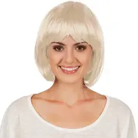 TecTake dressforfun - Bob blond - verkleedkleding kostuum halloween verkleden feestkleding carnavalskleding carnaval feestkledij partykleding - 303648