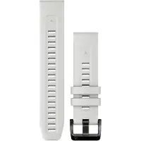 Garmin Quickfit 22 mm siliconen band, zilverkleurig. Zilver. One size