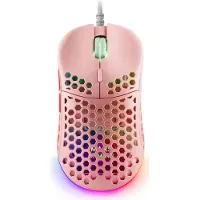 Mars Gaming MM55P, rechts, optische sensor, USB Type-A, 12800 DPI, roze